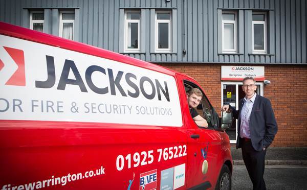 Jackson Fire & Security van